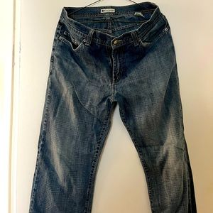 Blue denim jeans 32w